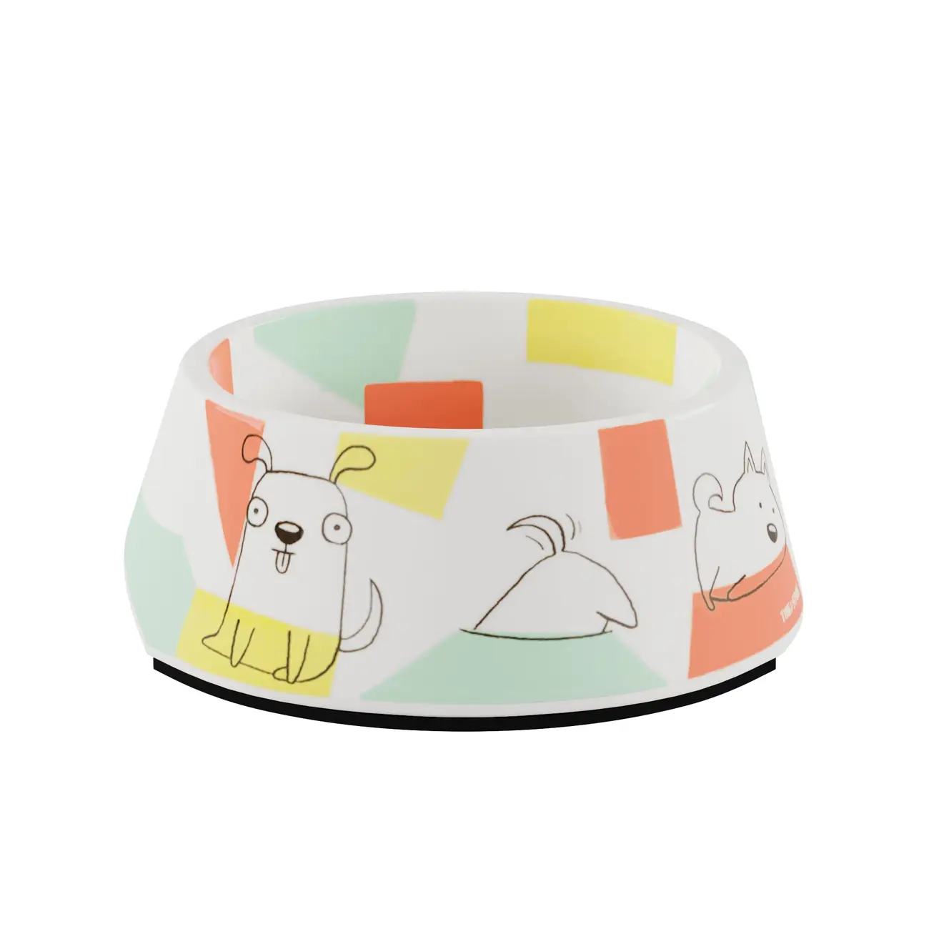 COMEDOURO PARA PET 19 CM BALOO - CORES CALEIDOCOLOR/INOX - Foto 14