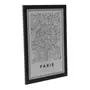QUADRO 28 CM X 38 CM ROAD MAP PARIS - PRETO/BRANCO - Foto 2
