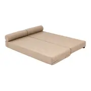 SOFÁ-CAMA 2 LUGARES STACK - BEGE/MESCLA - Foto 8