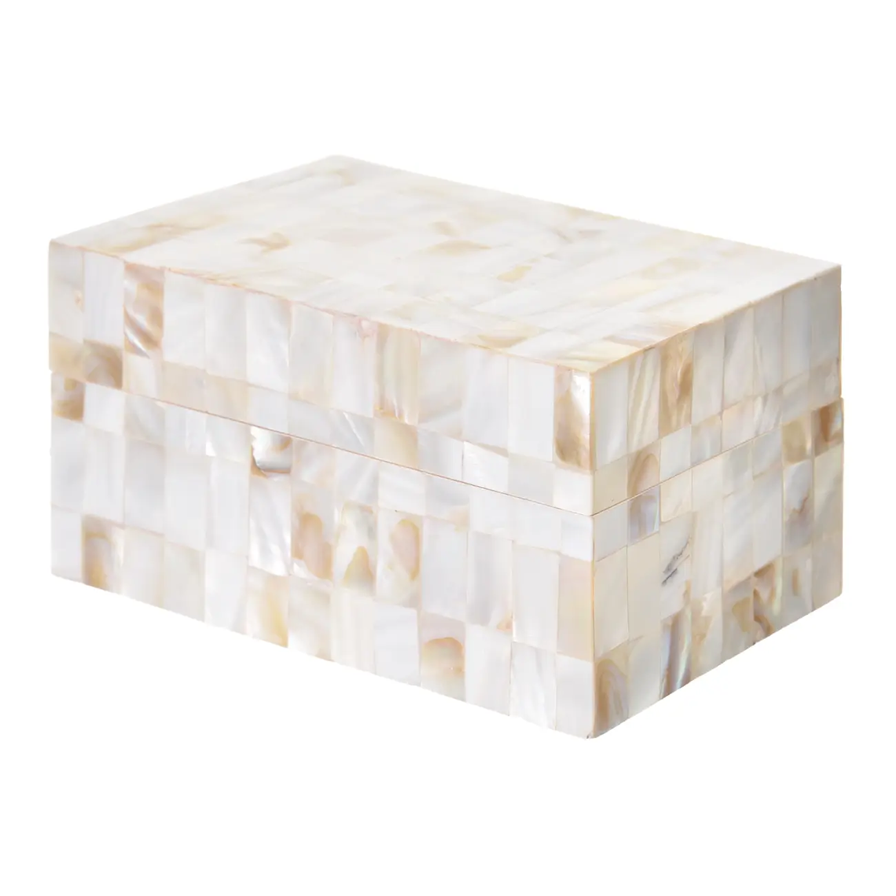 CAIXA DECORATIVA 15 CM X 10 CM X 6 CM MADREPÉROLA - PEROLA - Foto 2