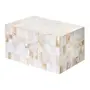 CAIXA DECORATIVA 15 CM X 10 CM X 6 CM MADREPÉROLA - PEROLA - Foto 2