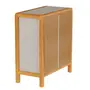 CÔMODA 4 GAVETAS 90 CM X 45 CM KANT - CAMELO/AMÊNDOA - Foto 7