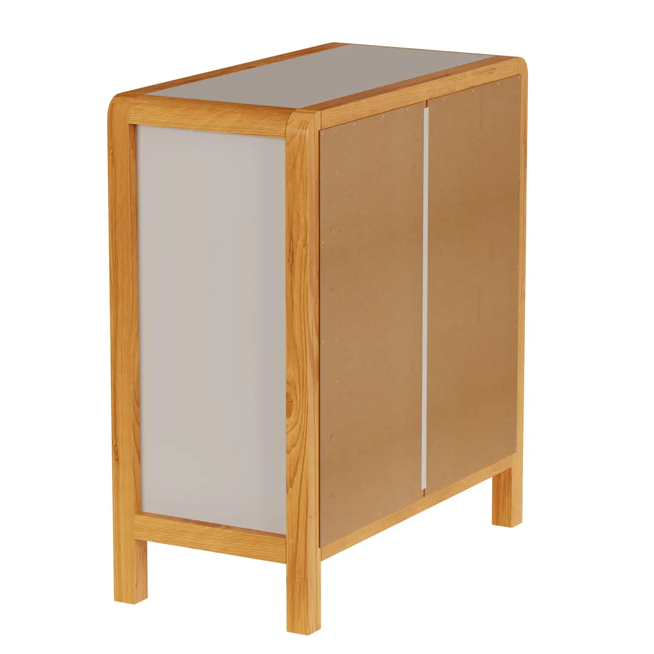 CÔMODA 4 GAVETAS 90 CM X 45 CM KANT - CAMELO/AMÊNDOA - Foto 7