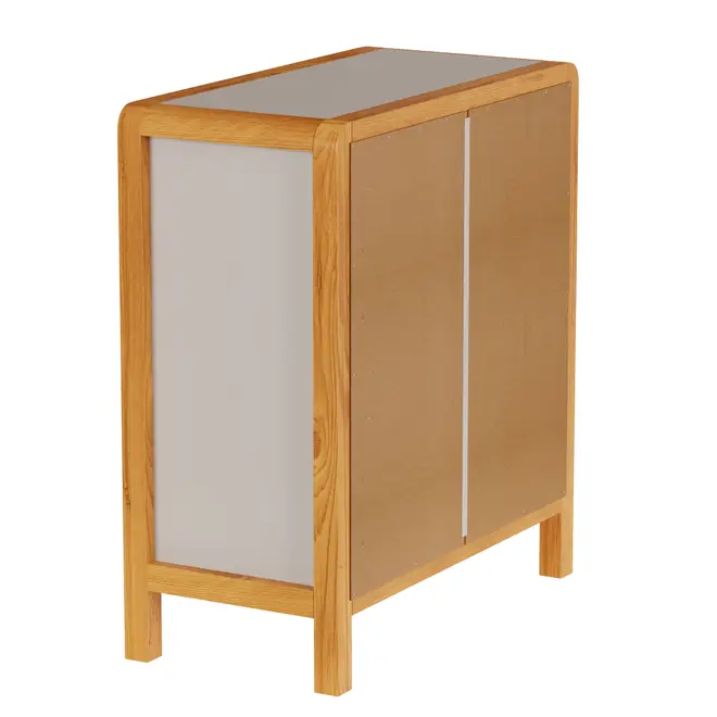 CÔMODA 4 GAVETAS 90 CM X 45 CM KANT - CAMELO/AMÊNDOA - Foto 7