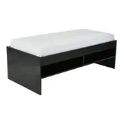 CAMA DE SOLTEIRO ALTA COM 2 GAVETAS 88 CM JOKER - PRETO - Foto 7