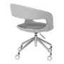 CADEIRA HOME OFFICE JETS - ALUMÍNIO/CINZA CLARO - Foto 4