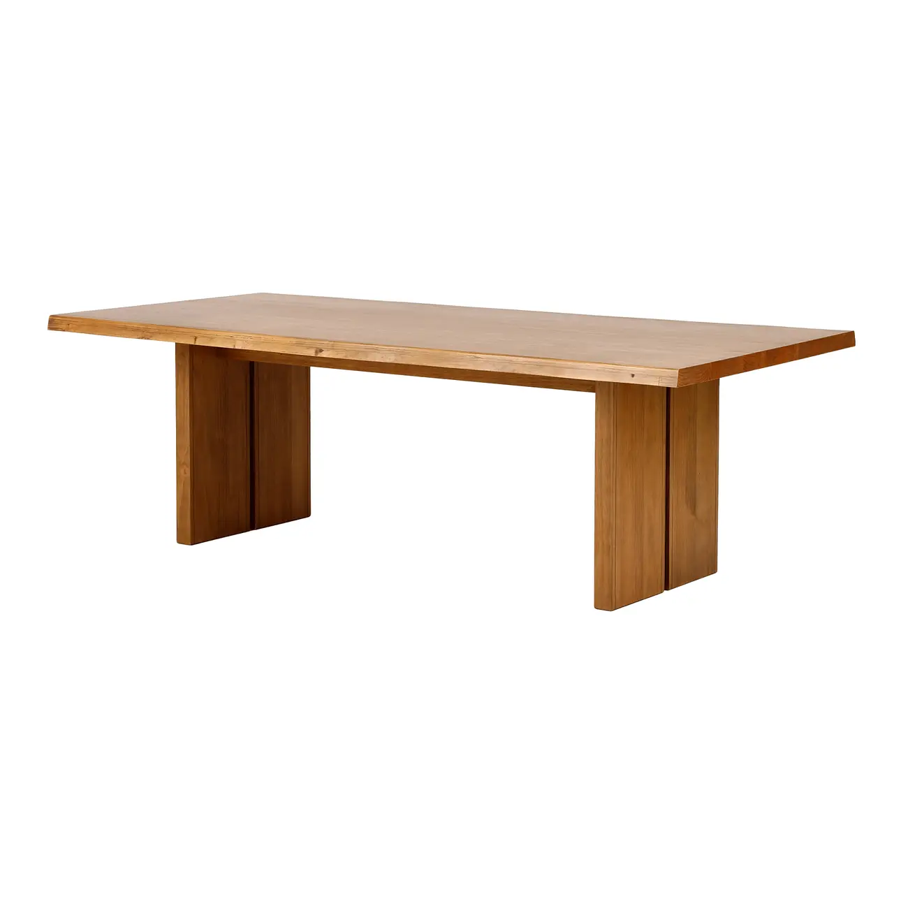 MESA DE JANTAR 2,38 M X 1,10 M PLANK - AMÊNDOA RÚSTICA - Foto 2