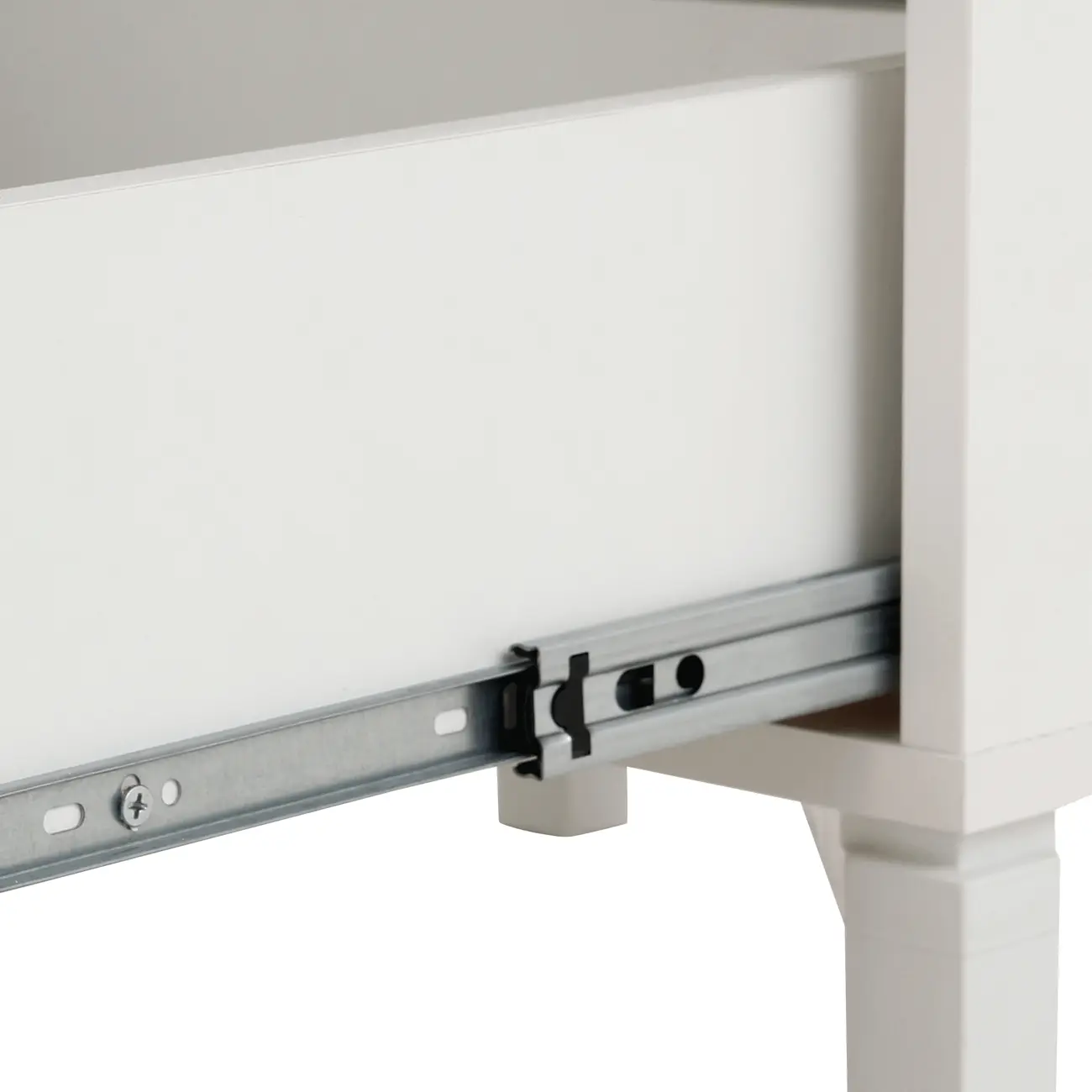 MESA DE CABECEIRA 1 GAVETA SLEEK - BRANCO/GRANILITE - Foto 9