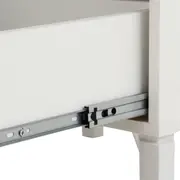 MESA DE CABECEIRA 1 GAVETA SLEEK - BRANCO/GRANILITE - Foto 9