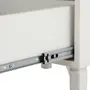 MESA DE CABECEIRA 1 GAVETA SLEEK - BRANCO/GRANILITE - Foto 9