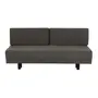 CINZA/PRETO - SOFÁ-CAMA 3 LUGARES CLAP