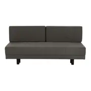 SOFÁ-CAMA 3 LUGARES CLAP - CINZA/PRETO - Foto 1