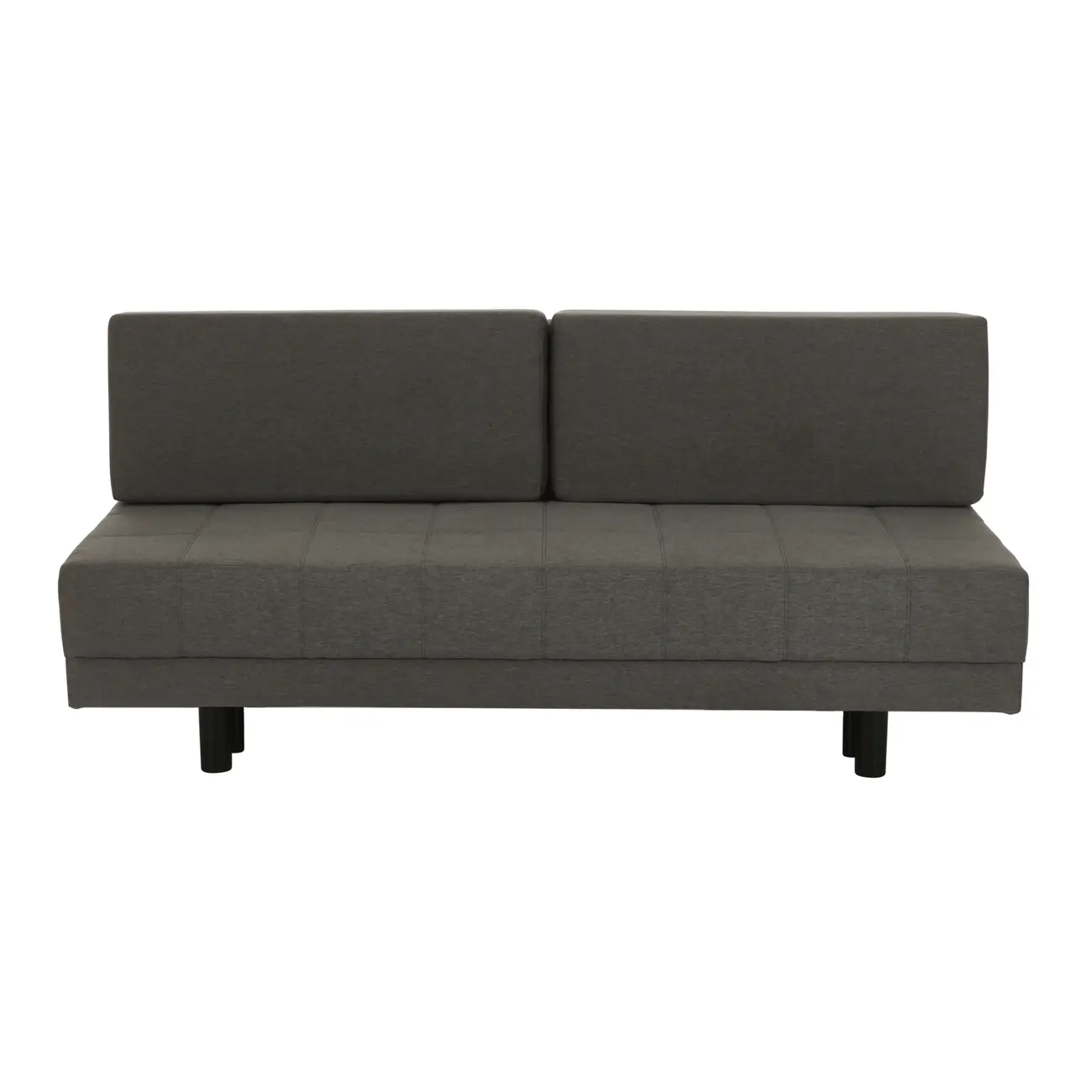 SOFÁ-CAMA 3 LUGARES CLAP - CINZA/PRETO - Foto 1