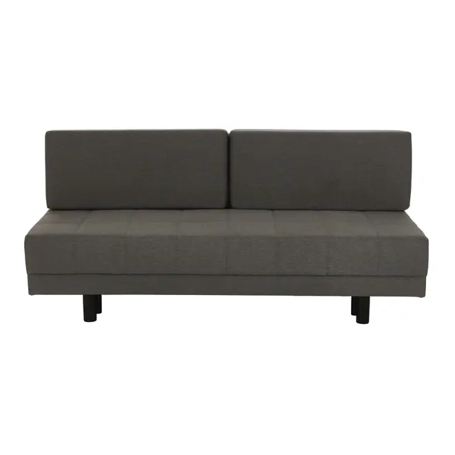 SOFÁ-CAMA 3 LUGARES CLAP - CINZA/PRETO - Foto 1