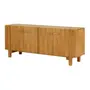BUFFET 4 PORTAS 1,80 M X 45 CM OKIBO - AMÊNDOA - Foto 3