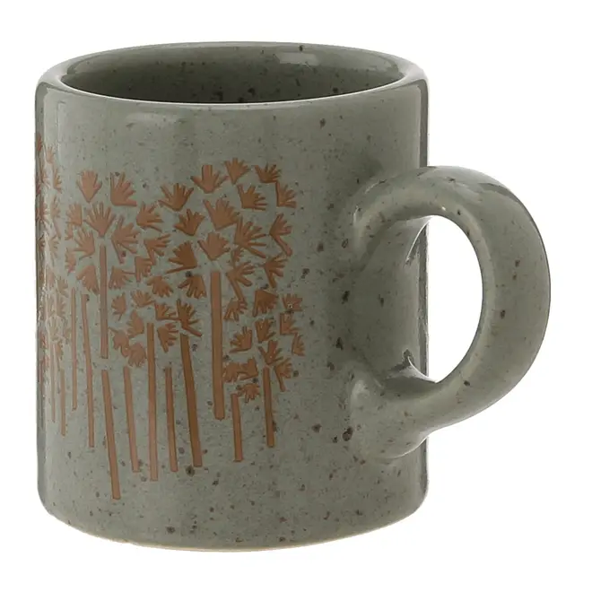 CANECA 140 ML TÃO LONGE TÃO PERTO - SÁLVIA/NATURAL - Foto 3