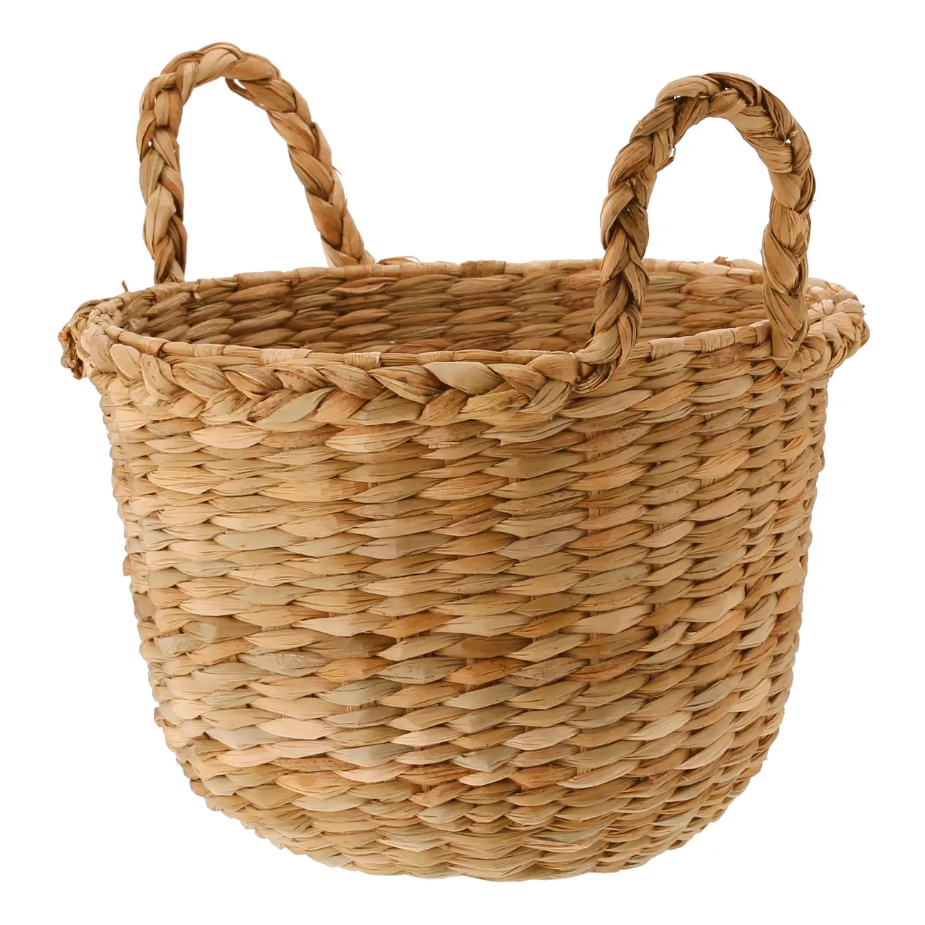 CESTO COM ALÇA 24 CM X 24 CM X 17 CM TABOA - FIBRA NATURAL - Foto 1