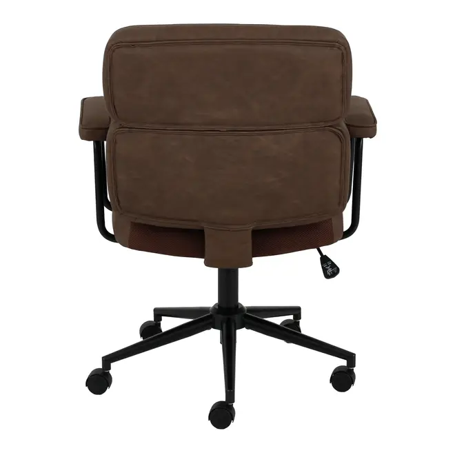 CADEIRA HOME OFFICE AGENCY - PRETO/MARROM - Foto 6