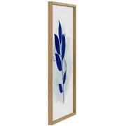 INTENSE BLUE II QUADRO 51 CM X 41 CM - AZUL/NOZES - Foto 8