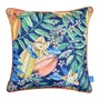 ALMOFADA 43 CM X 43 CM SAUDADE TROPICAL CARAMBOLAS - AZUL HISTÓRICO/MULTICOR - Foto 1