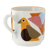CANECA 220 ML VOA PASSARIM - BRANCO/MULTICOR - Foto 6