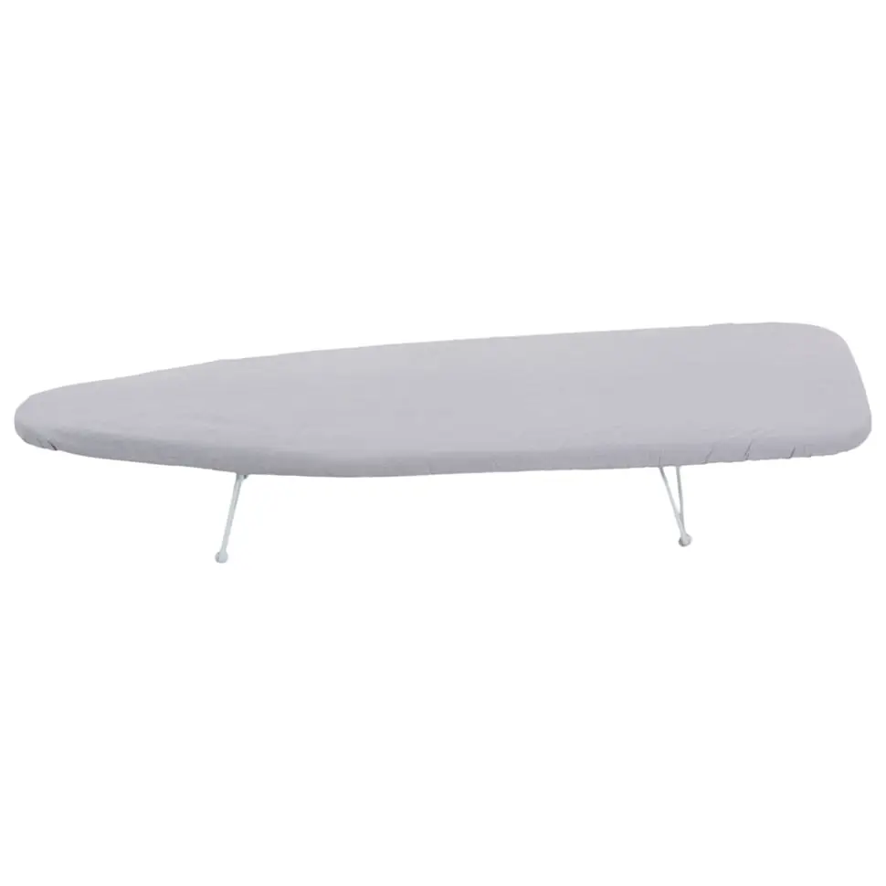 TÁBUA DE PASSAR PORTÁTIL COM CAPA REGLER - BRANCO/CINZA - Foto 1