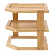 ORGANIZADOR DE PRATOS VERTICAL BAMBOO - BAMBU - Foto 4