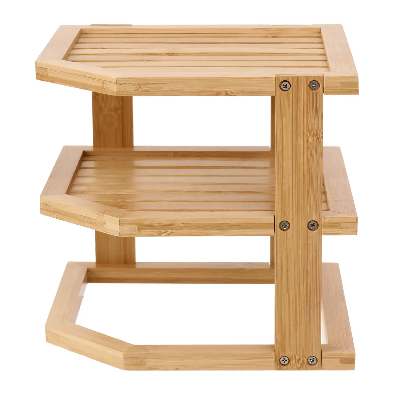 ORGANIZADOR DE PRATOS VERTICAL BAMBOO - BAMBU - Foto 4