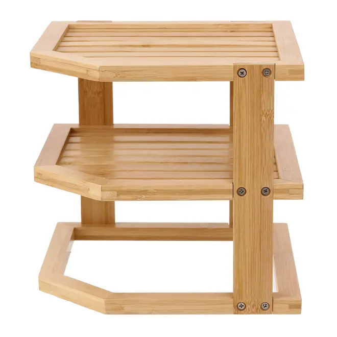 ORGANIZADOR DE PRATOS VERTICAL BAMBOO - BAMBU - Foto 4