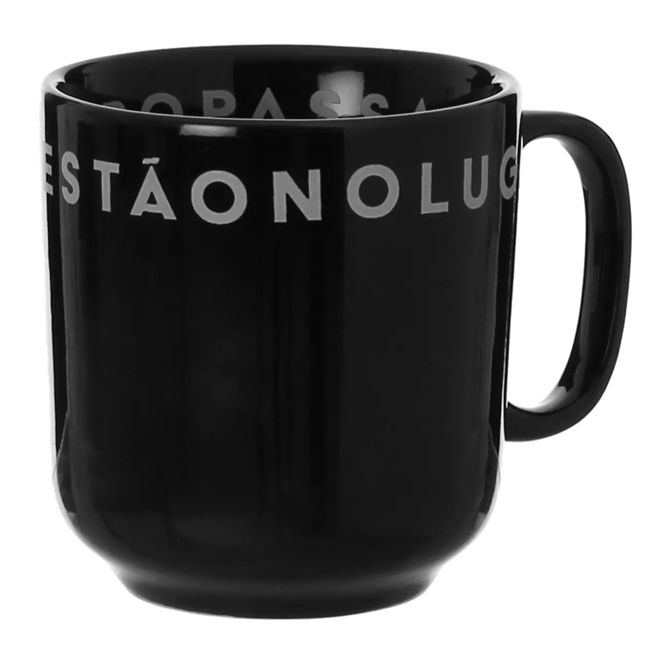 CANECA 300 ML TUDO OU TUDO - PRETO/BRANCO - Foto 6