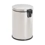LIXEIRA COM PEDAL 12 L MALDEN - INOX/PRETO - Foto 4