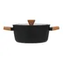 CAÇAROLA INDUÇÃO 24 CM NORMA - TERRACOTA/PRETO - Foto 2