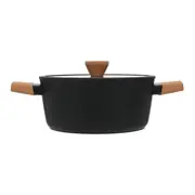 CAÇAROLA INDUÇÃO 24 CM NORMA - TERRACOTA/PRETO - Foto 2