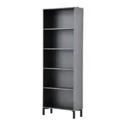 ESTANTE 70 CM X 1,97 M SLEEK - GRAFITE/PRETO - Foto 2