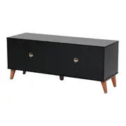 RACK 2 GAVETAS 1,20 M X 40 CM LIN - PRETO/NOZES - Foto 7