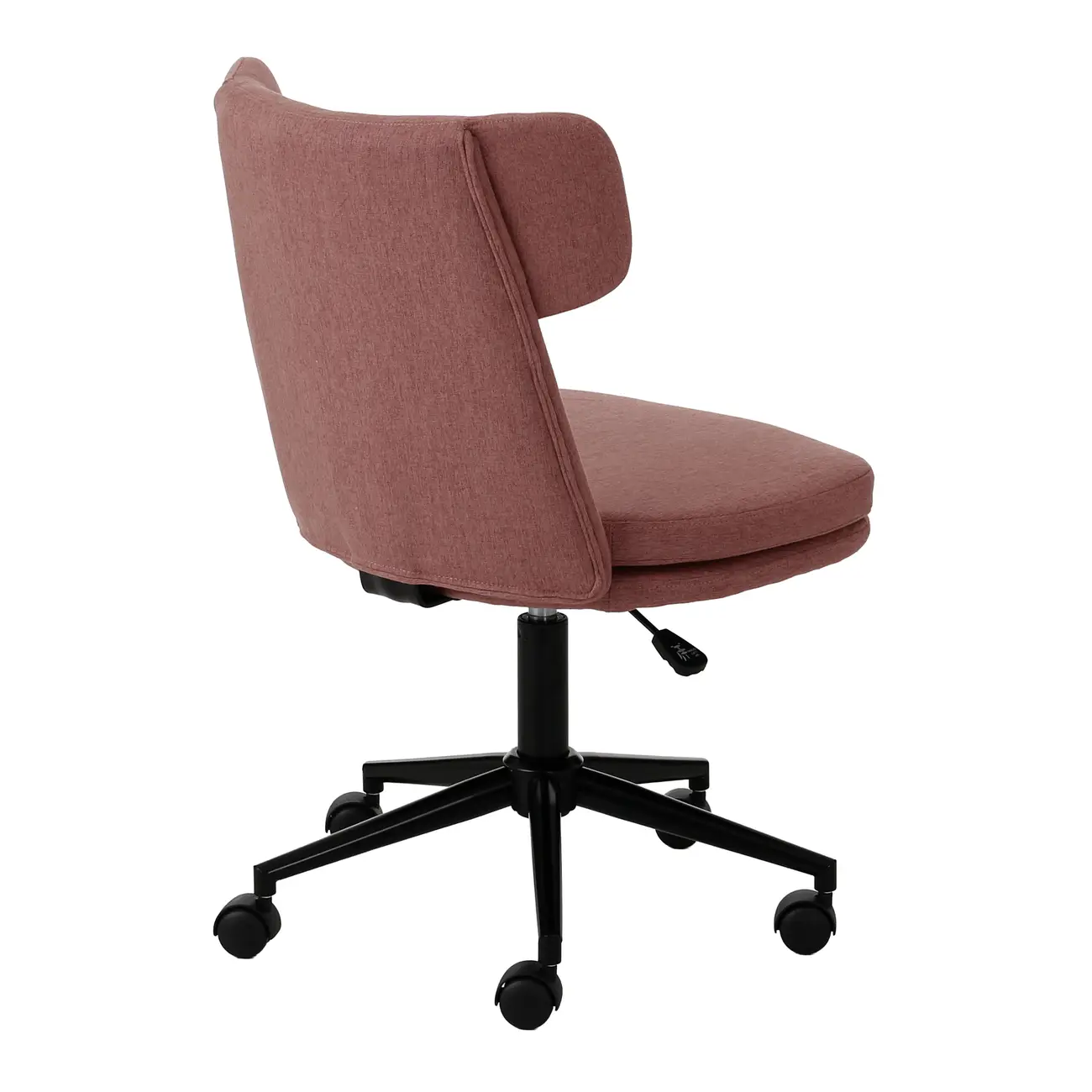 CADEIRA HOME OFFICE ZYGANA - OPALA ROSA/PRETO - Foto 3