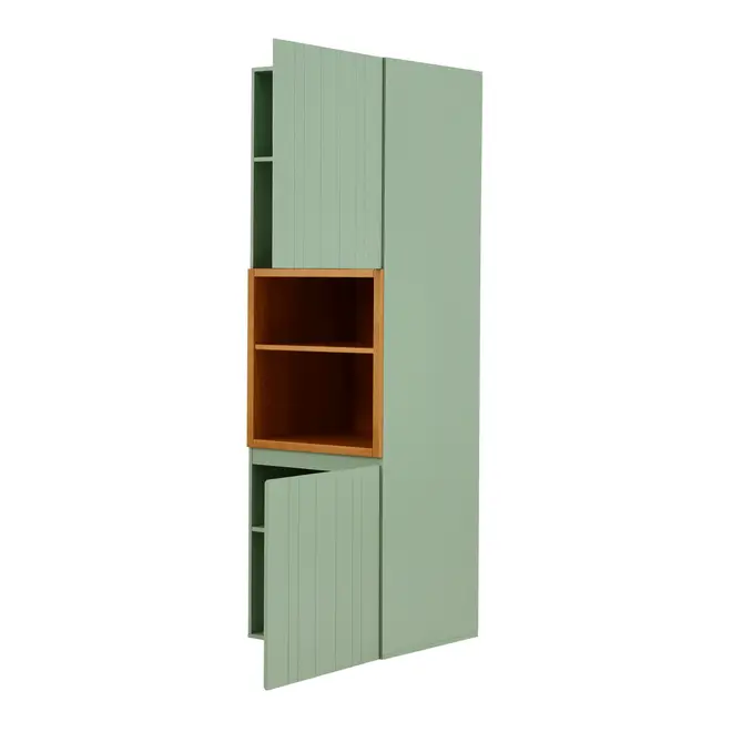 PANELEIRO/MICRO-ONDAS 2 PORTAS 60 CM X 2 M - SÁLVIA/AMÊNDOA - Foto 5