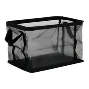 CESTO ORGANIZADOR 26 CM X 38 CM X 26 CM BREEZY - PRETO - Foto 2