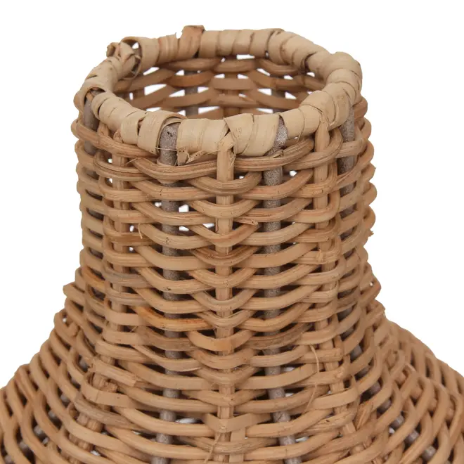 VASO DECORATIVO 35 CM SAFIM - FIBRA CLARA - Foto 3