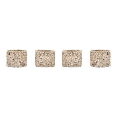 ARGOLA PARA GUARDANAPO CONJUNTO COM 4 PEÇAS CASCALHO