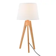 LUMINÁRIA DE MESA GÁVEA C/CÚP P - AMÊNDOA/BRANCO - Foto 2