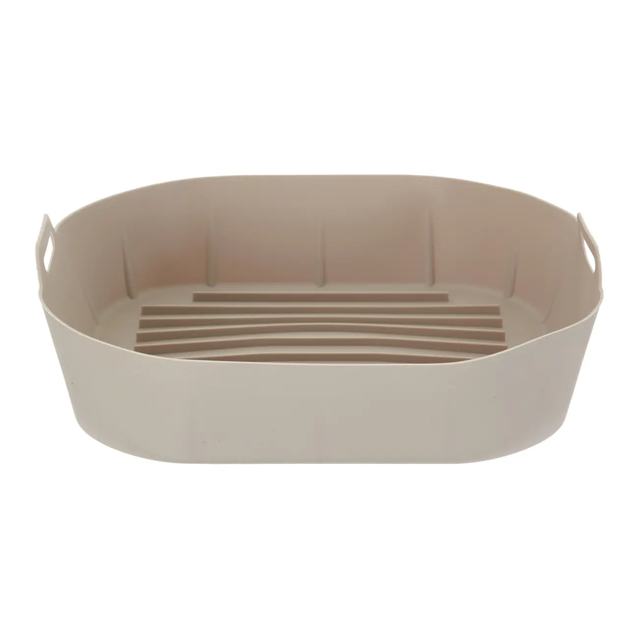 FÔRMA PARA FRITADEIRA 22 CM X 22 CM EASY FRY - BEGE - Foto 1