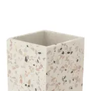 ORGANIZADOR DE BANCADA 8 CM X 8 CM TERRAZZO - BRANCO/KONKRET - Foto 4