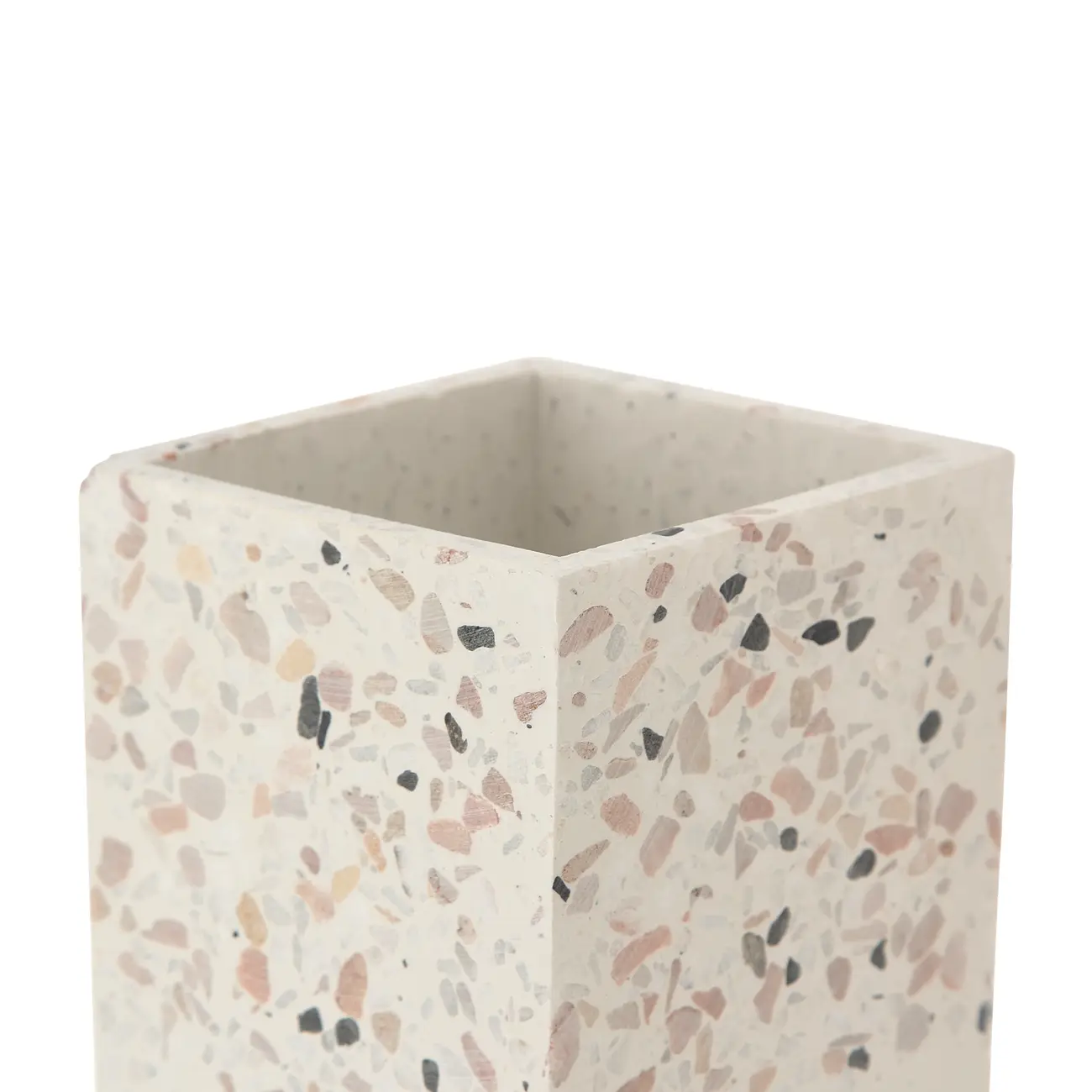 ORGANIZADOR DE BANCADA 8 CM X 8 CM TERRAZZO - BRANCO/KONKRET - Foto 4