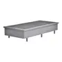 BASE PARA CAMA BOX DE SOLTEIRO 88 CM X 1,88 M COM BAÚ NEST - CINZA - Foto 1