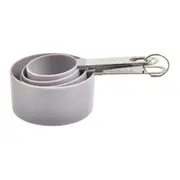 KIT COM 4 XÍCARAS MEDIDORAS PRATIC - ESTANHO/AÇO INOXIDÁVEL - Foto 3