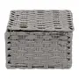 CESTO DOBRÁVEL 24 CM X 24 CM X 15 CM NID - CINZA PROVENCE - Foto 7