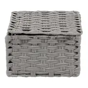 CESTO DOBRÁVEL 24 CM X 24 CM X 15 CM NID - CINZA PROVENCE - Foto 7