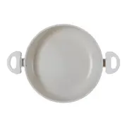 PANELA INDUÇÃO WOK COM TAMPA 28 CM CHEF - OFF WHITE/INCOLOR - Foto 8