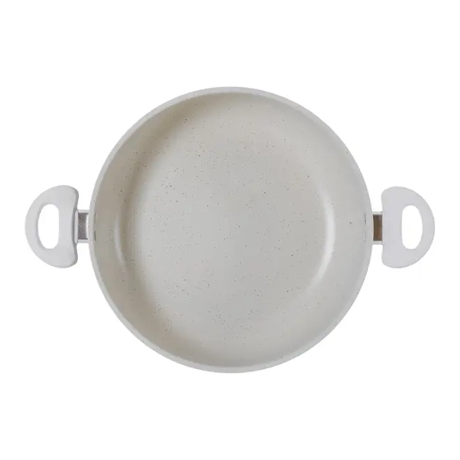 PANELA INDUÇÃO WOK COM TAMPA 28 CM CHEF - OFF WHITE/INCOLOR - Foto 8